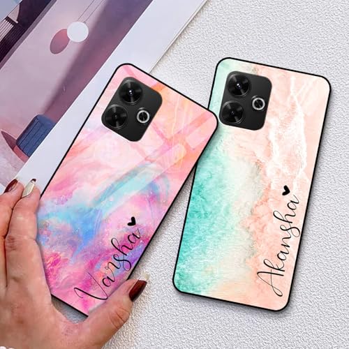 Image of COLORflow Back Cover Compatible with Redmi 13 5G / 4G / Poco M6 Plus 5G | Marble Colors Customized | Shockproof TPU Bumper with Camera Protection Back Cover