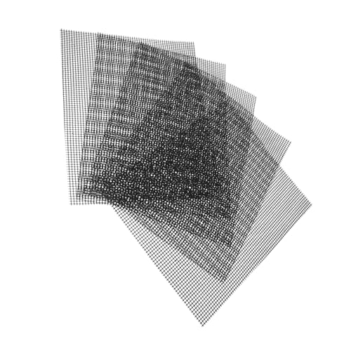 JOINPAYA 5 piezas Alfombrillas de Malla para Barbacoa Antiadherentes Ptfe Resistentes Reutilizables para Carne Mariscos y Verduras para Parrilladas al Aire Reutilizable