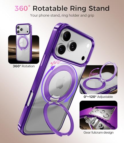 Image of Magnetic iPhone 17Pro Max Case with Stand iPhone 17 Pro Max Case Compatible