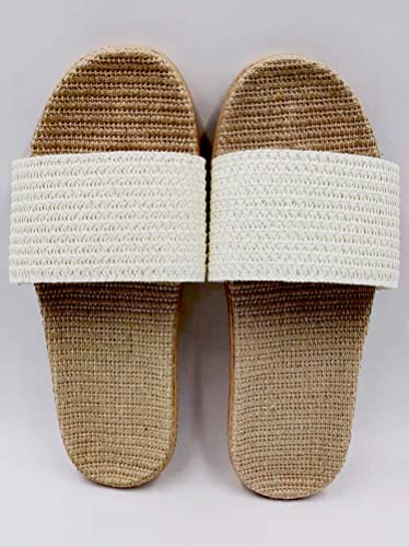 Flat bottom slippers Beach non-slip linen shoes Comfortable indoor shoes Open flip-flops2