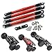 Aluminum Steering Tie Rod Turnbuckles Set for 1/8 ARRMA Kraton 6S BLX/Outcast 6S BLX/Talion 6S BLX,Aluminum Upgrades Part 5pcs/Set (Red)#AR330230