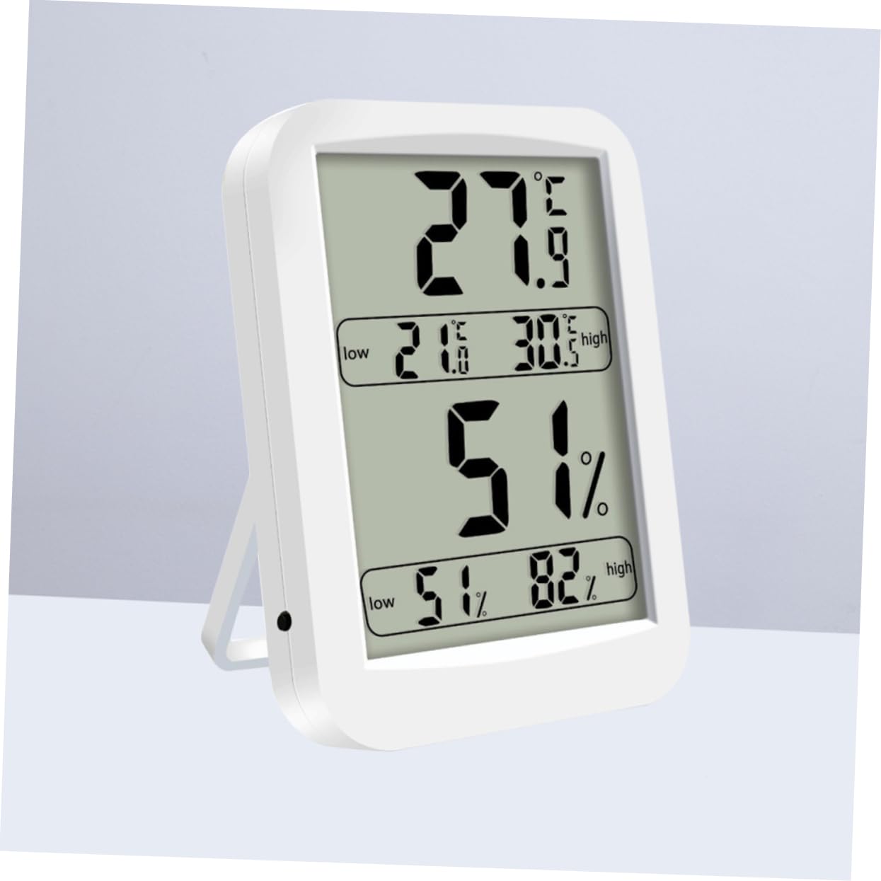 Hygromètre D'intérieur Numérique Grand Écran Abs, Haute Stabilité | Thermometre Interieur Digital, Mesure de L'humidité, Maison Chambre Bébé