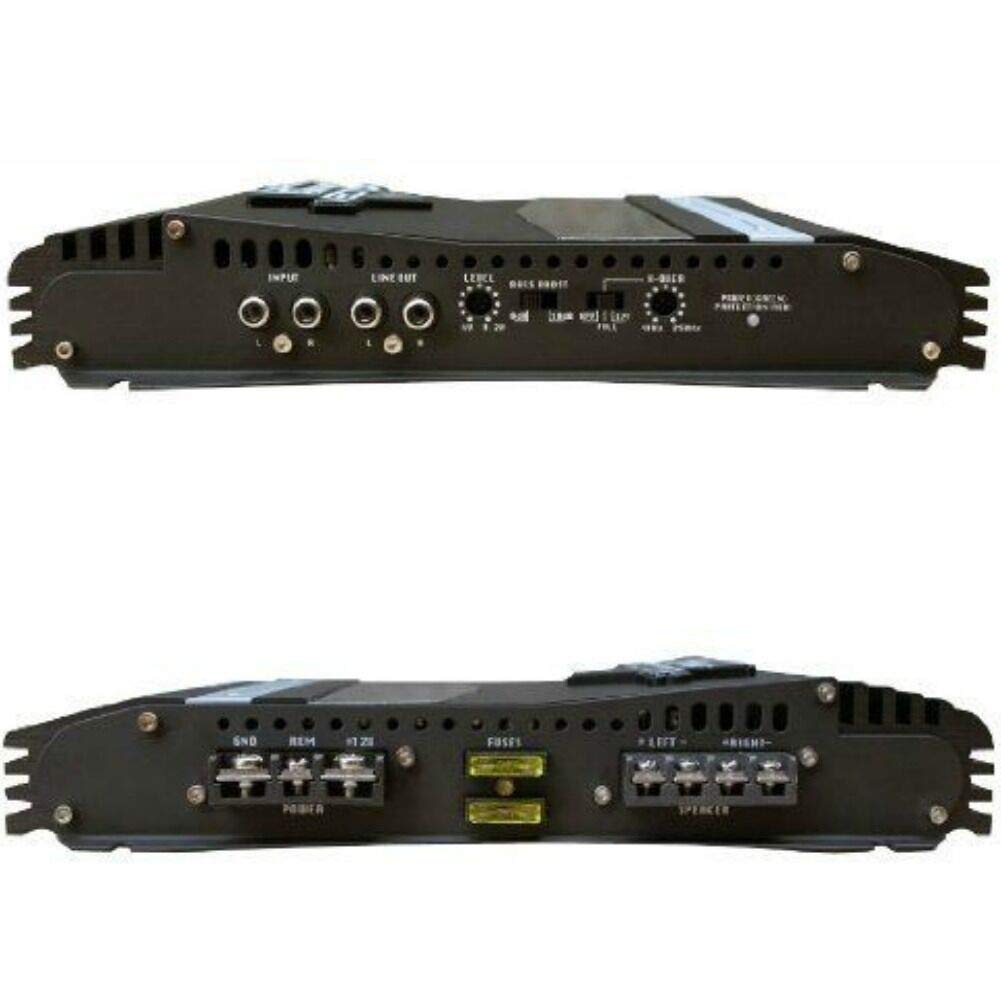 LANZAR VECTOR2010 VECTOR 2010 VCT2010 amplificatore auto a 2 canali 2 ch da 800 watt max 2 x 400 watt max con assorbimento 40 ampere, 1 pezzo