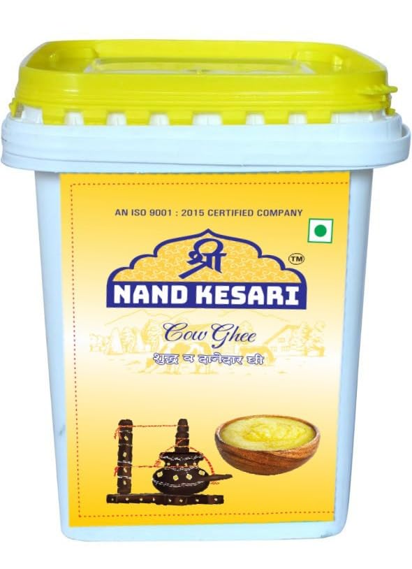 SHRI NAND KESHRI 5kg bucket premium cow ghee (5liter shri nand keshri bucket can) (B0DH9FTJ4Q) Amazon Price History, Amazon Price Tracker