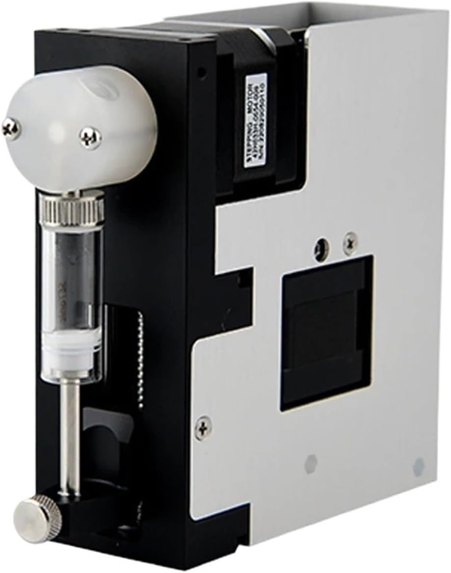 50ul~5ml KSY30 Multi Flow Syringe Pump 24V Stepper Motor High Precision Lab Piston Pump RS485 for Microdluidic Industrial(100ul,UK_KSY30-V01)