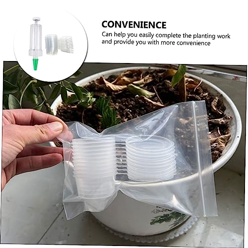Kit portátil de herramienta de jardinería para siembra manual miniatura 4