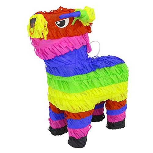 LYTIO Bull Pinata, Colorful Fiesta, All Festive Party Supplies Decor, Mexican Themed Celebrations, Cinco de Mayo, Kids Birthdays
