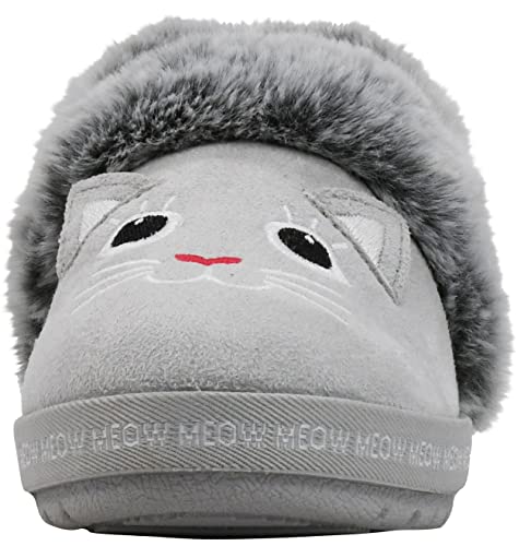 Skechers Skechers Women's Bobs Too Cozy Meow Pajamas Sneaker, Grey, 11 M US