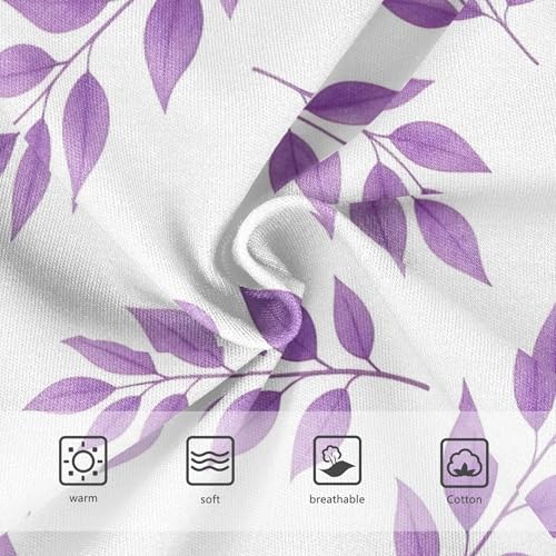 Toddlers Underwear Floral 2t Cotton Little Girl Panties Funny Briefs Girls Undies Watercolor Flowers Purple Floral3