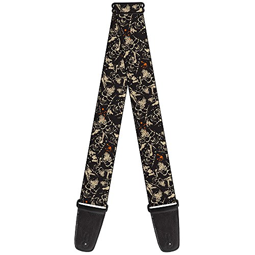 Buckle-down Gs-wdy381 Sangle de guitare – Pirates crânes diffuse/Splatter Noir/marron clair/rouge, 5,1 cm de large et 29–137,2 cm de long - Les Beatles, Paul McCartney, John Lennon, RIngo Starr, George Harrison Buckle-down Gs-wdy381 Sangle de guitare – Pirates crânes diffuse/Splatter Noir/marron clair/rouge, 5,1 cm de large et 29–137,2 cm de long