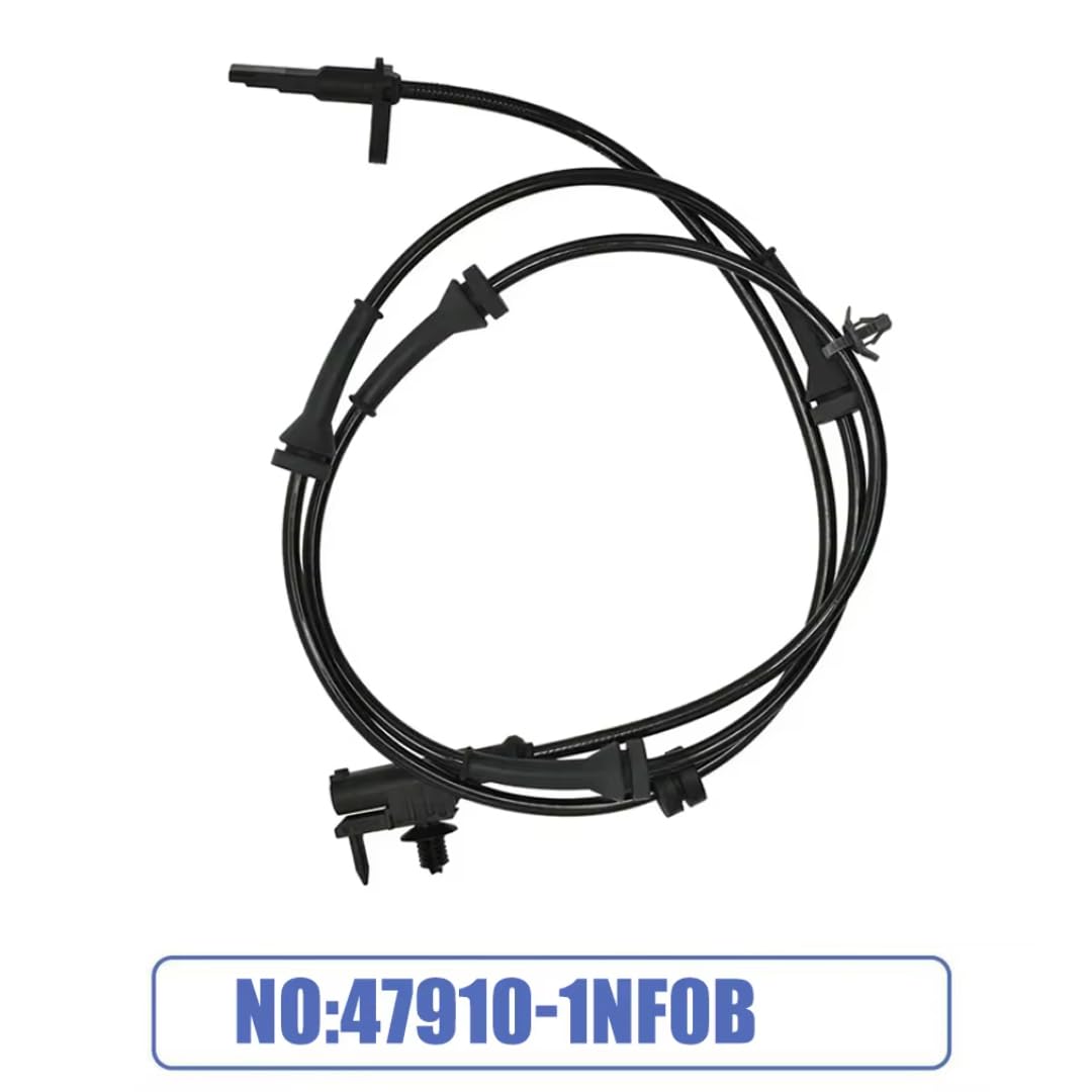 Sensor de Velocidad ABS para Nissan 370Z Z34 2010, 1 par de sensores de Velocidad de Rueda ABS Delanteros Izquierdo/Derecho 47910-1NF0B