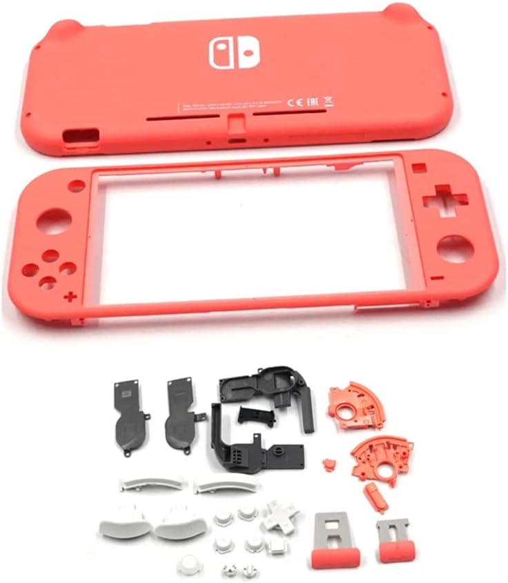 For Nintendo Switch Lite Full Housing Shell Case with Buttons Kit Accessories Replacement for Nintendo Switch Lite Console Housing Shell (Yellow)