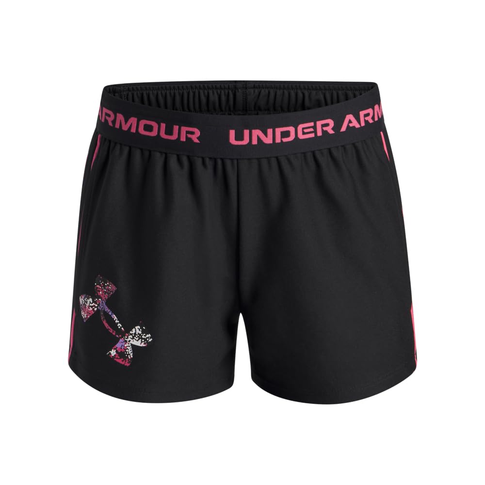 

                                                    Under Armour Girls' Tech Play Up Logo Shorts, (002