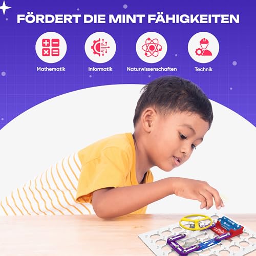 Kit d'expérimentation électrique pour enfants de 8 ans avec 300 circuits - 7