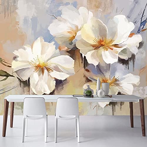 Fondo de TV Mural de pared Pintura al óleo nórdica Hogar Decoración de sala de estar moderna simple Estilo Ins Papel tapiz autoadhesivo 3D * 150 cm x 105 cm (59.1x41.3 pulgadas)