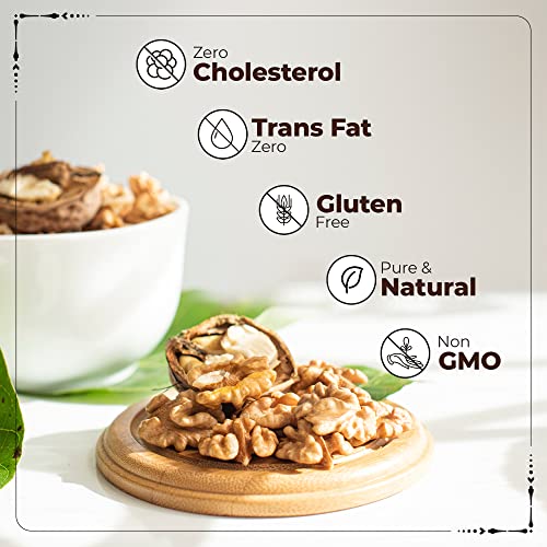 Image of Happilo Premium Inshell Dried Walnut 500g | Akhrot Giri | Dry Fruits, Healthy Snacks | Large Size | Walnut with Shell | Rich in Protein, Antioxidants & Source of Omega-3 (Pack of 3)