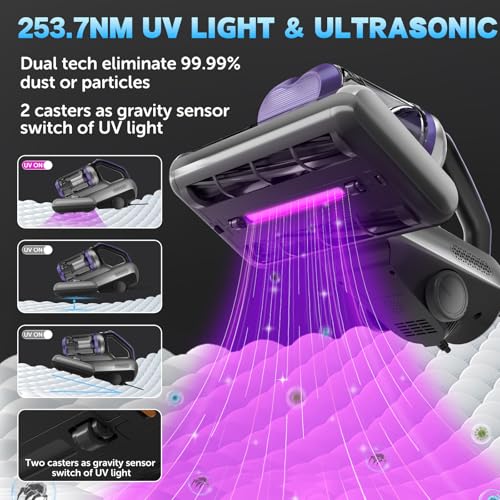 Colesy-Mattress-Vacuum-16Kpa-Suction-Mattress-Vacuum-Cleaner-with-UV-Ultrasonic-High-Heating-Handheld-Bed-Vacuum-500W-Powerful-Bed-Vacuum-Cleaner-with-Double-Cup-for-Dust-Pet-Hair Colesy Mattress Vacuum 16Kpa Suction Mattress Vacuum Cleaner with UV Ultrasonic High Heating Handheld Bed Vacuum 500W Powerful Bed Vacuum Cleaner with Double Cup for Dust Pet Hair