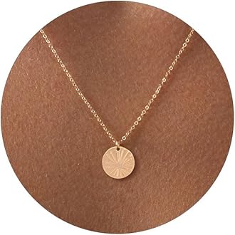 14K Gold Plated Necklaces for Women - Dainty Butterfly, Star of David, Moon and Star, Sun, Lotus, Infinity, Hummingbird, Bee,Boots,Chill,Sunflower Pendant Designs - Elegant Jewelry for Women