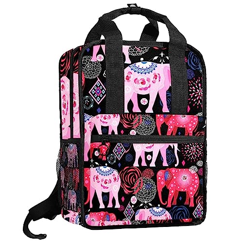 Sac à dos garçons éléphant multicolore : finis les cartables trop lourds