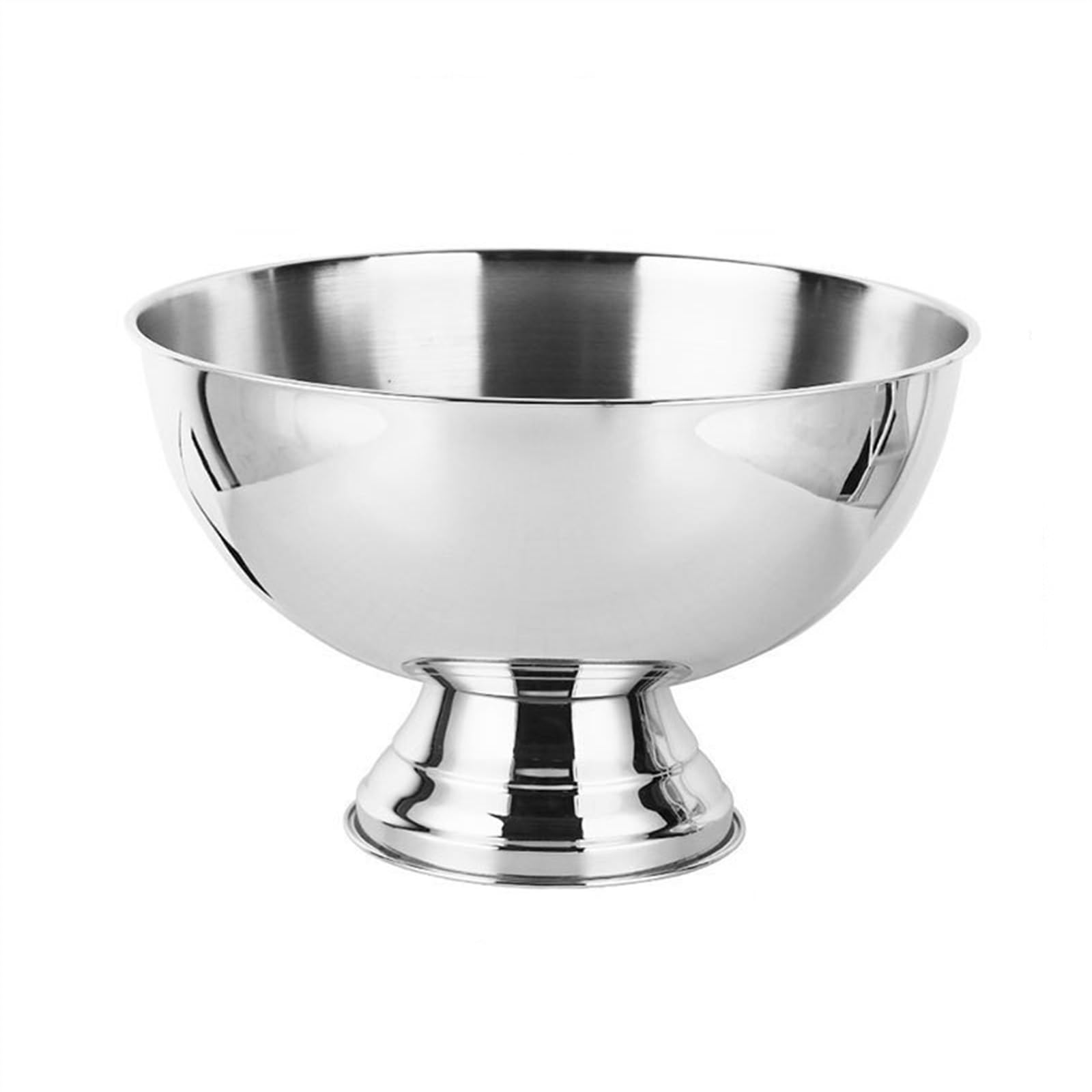 Flaschenkühler Edelstahl-Champagnerbecken, Wein und Spirituosen, großer Eiskübel, Eisbehälter, Eiskörner, Bar, Hotel, Ktv, Metall-Eiskübel Eiskühler