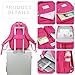 abshoo Large Heavy Duty Girls Backpack For School College Bookbag Casual Multi Pocket Travel Backpacks for Women (Hot Pink)