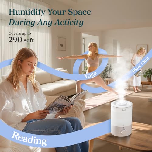 LEVOIT Humidifiers for Bedroom, Quiet (3L Water Tank) Dual 150 の商品画像 5
