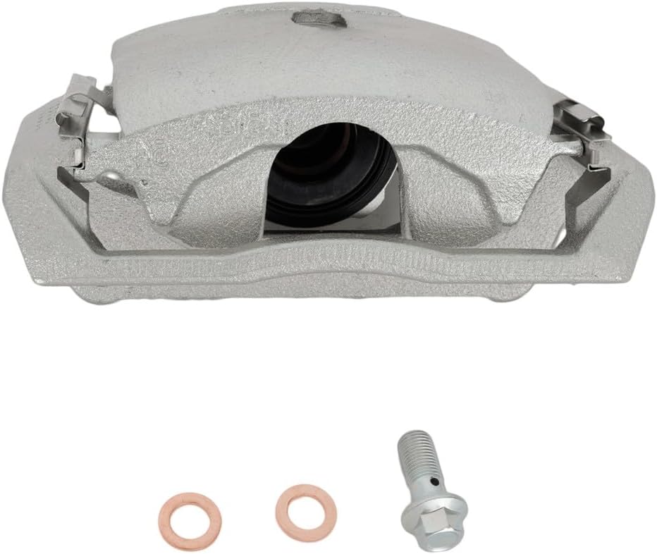 KarParts360 For Ram 1500 2011-2018 Brake Calipers Driver and Passenger Side | Pair | Rear | Natural | With Brackets