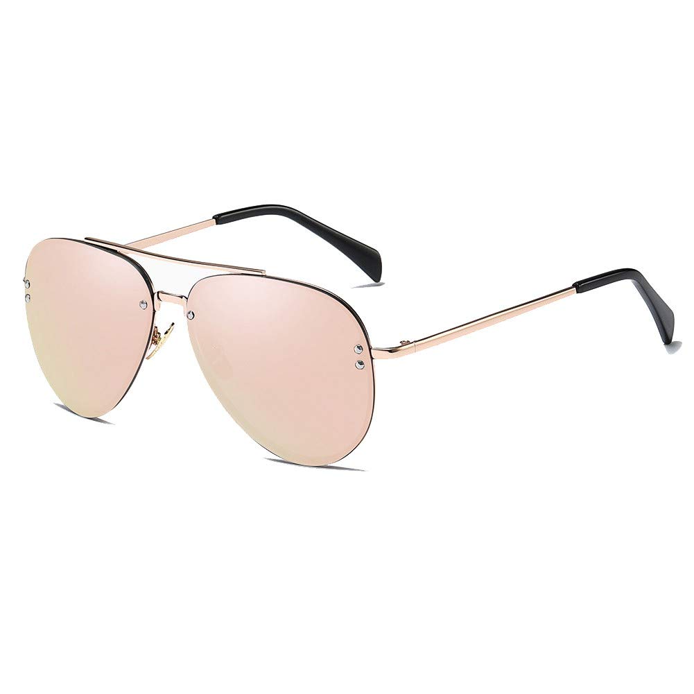 ZHIVIQ Timeless Retro Aviator Polarized Sunglasses for Men Perfect for Riding Bicycle, Traveling, and Driving