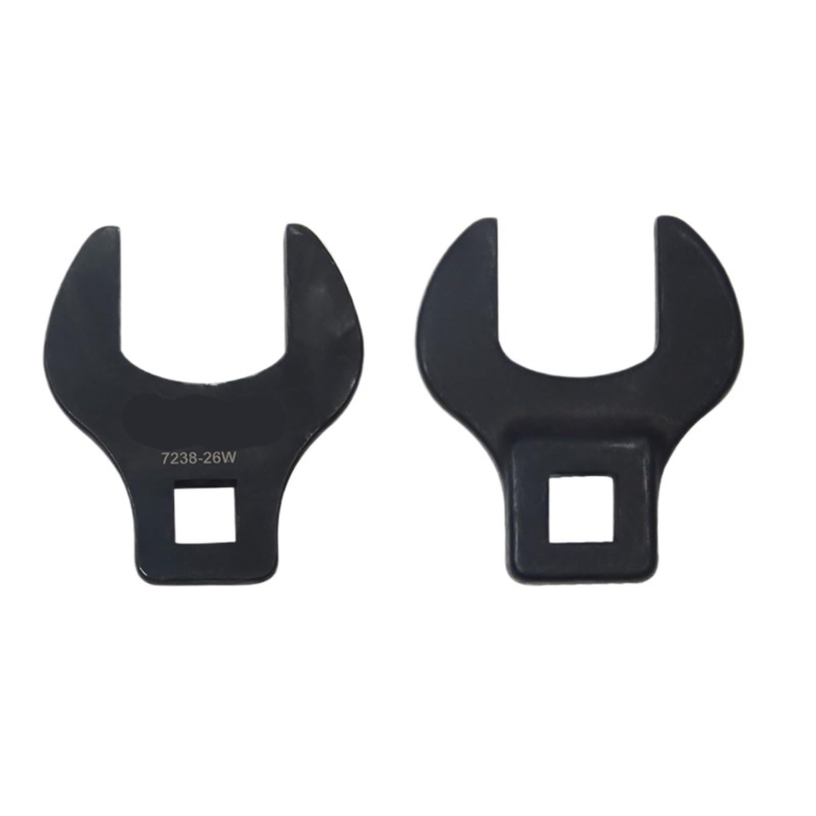 Xuczhai One Color Square Drive 3/8 Inch Open End Interchangeable Torque Head, Individual Crowfoot Wrench 19-26Mm(26Mm)