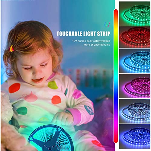 Pmuybhf 1 Pc 5M Waterproof Flexible Strip 300 Leds + 44 Key Remote Ip65 Waterproof Light Strip Tape Light #TOP4