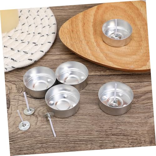 Set de 150 mechas para velas con soporte de aluminio miniatura 6