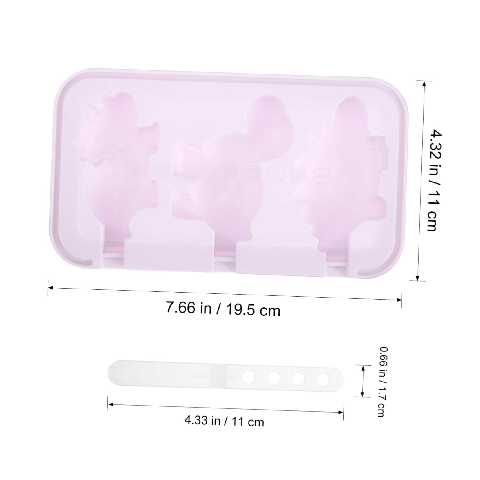 PRETYZOOM 5 Juegos Tarrinas De Helado Con Tapa Titulares Cono Desencadenar Cucharada De Helado Reutilizable Fabricador De Cubitos De Hielo Glacial Tapas Doble Gel De Sílice 2 Piezas * 5
