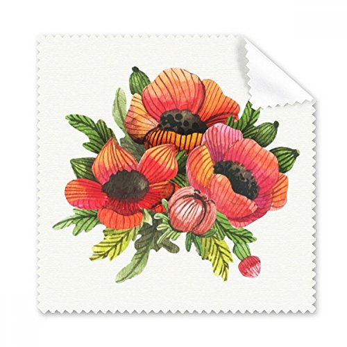 Chiffon de nettoyage écran téléphone motif plante tissu haute densité lot 5