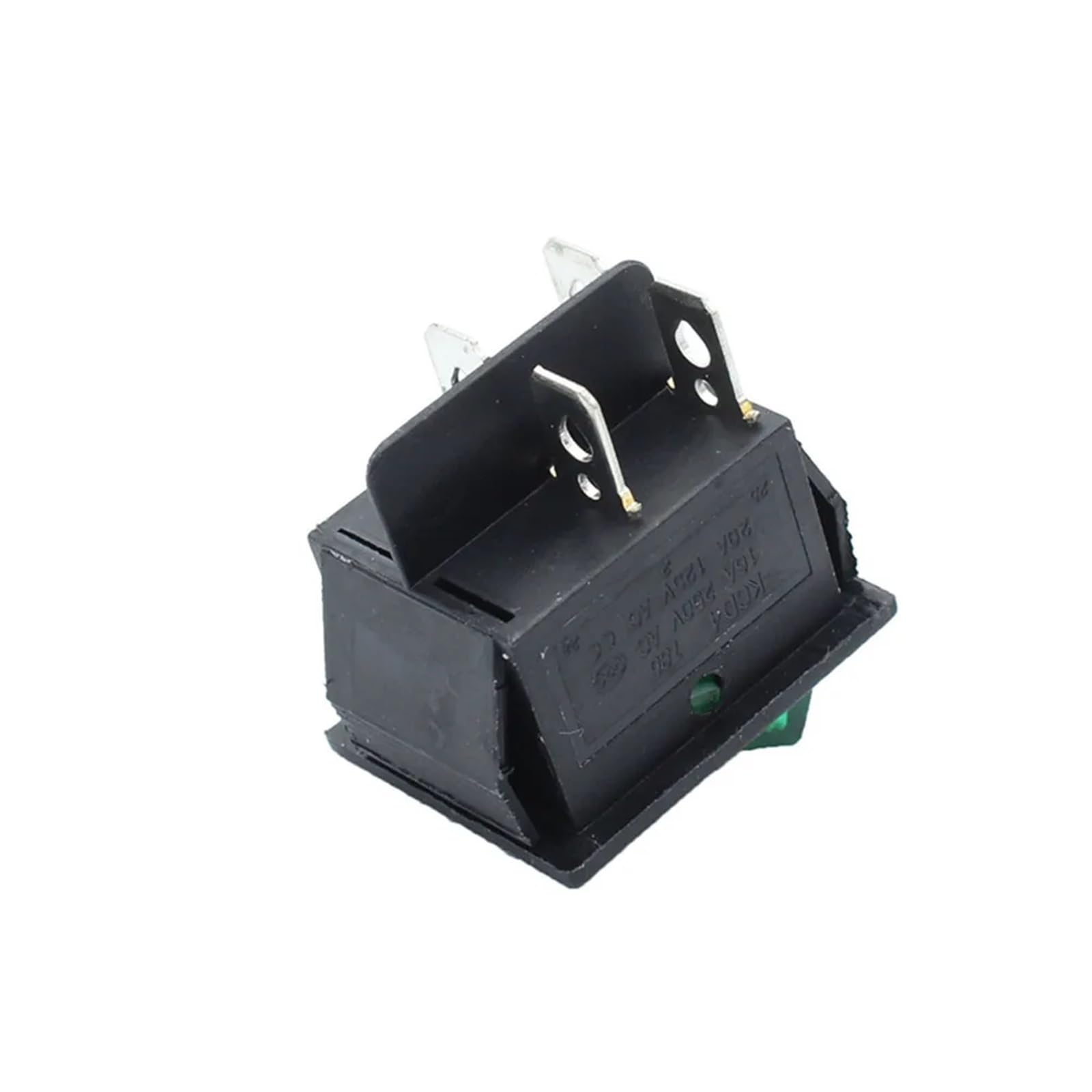 100pcs/bag KCD4-202 Boat Rocker Switch Power Switch 4Pin with Light 31x25mm 20A 125VAC 16A 250VAC(Yellow 100Pcs)