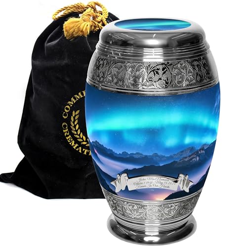 Image of Aurora Borealis Cremation Urns for Human Ashes Adult Male Urns for Ashes