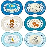 MAM Oriignal Silikon 16+ Day & Night Schnuller 16-36 Monate // 6er Set // inkl. 3 Sterilisiertrasportboxen