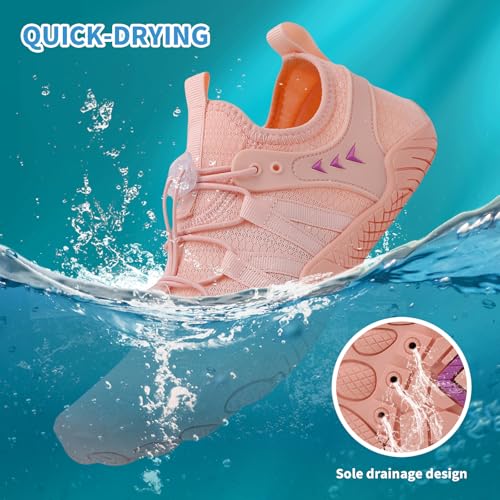 Quick Dry Barefoot Beach & Pool Shoes - Slip-on for Women & Men, Surf, Yoga & Water Sports3