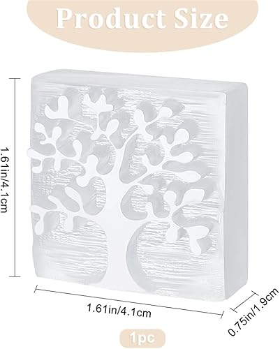 Miniatura 2 de CRASPIRE Sello de jabón hecho a mano, sello de jabón acrílico del árbol de la vida, sello de letras para jabón, capítulo de jabón, sello en relieve,