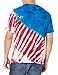 Liquid Blue Men's Plus-Size Stars and Stripes T-Shirt, Tie Dye, XX-Large