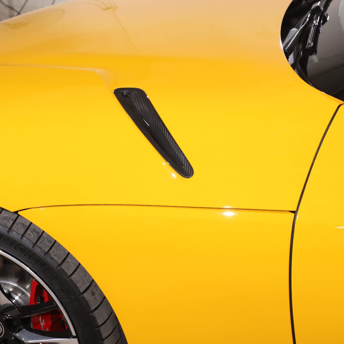 taruisixt Fit for Toyota Supra GR A90 A91 MK5 2019 2020 2021 2022 Hood Vents Air Flow Intake Panel Decorative Cover Real Carbon Fiber Exterior Trim Accessories