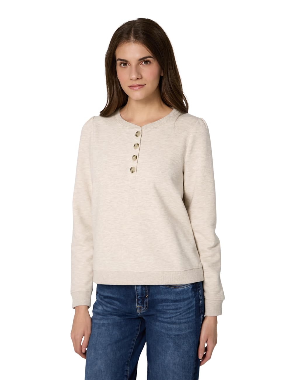 Street One Studio Damen Damen Shirt mit Knopfleiste Shirt mit Knopfleiste (1er Pack)