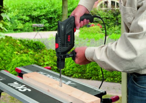 Skil Schlagbohrmaschine 6290 AA (710W, 13mm, Drehzahlvorwahl, +Tiefenanschlag, + 3 tlg. Bohrerset)