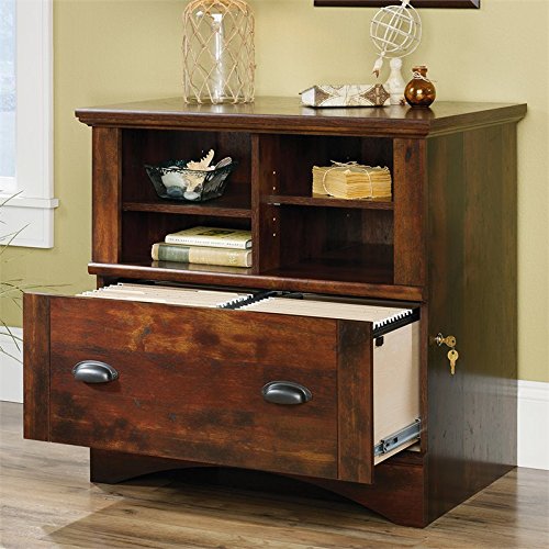 Pemberly Row 1 Drawer Lateral File Cabinet In Curado Cherry #TOP6