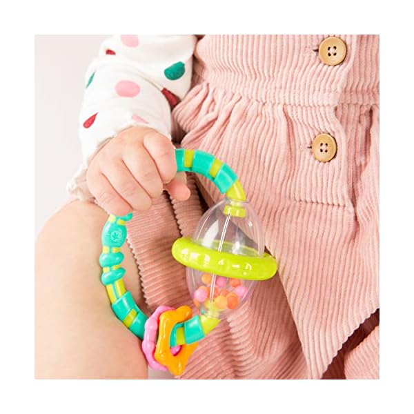 Bright Starts Oball Easy Grasp Shaker Rattle BPA-Free Infant Toy – Bild 13