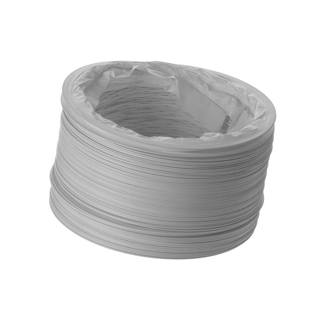 Ø 150 mm – 3 m wąż powietrza wylotowego PCW – wąż – wyciąg – powietrze wylotowe do klimatyzatorów, suszarek bębnowych, okapu kuchennego, akcesoria do suszarki