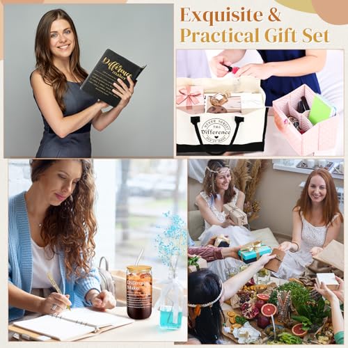 Image of Funnymoom 7 Pcs Difference Maker Gift Thank You Gifts for Women Employee Appreciation Gifts Set for Graduation Teacher Nurse