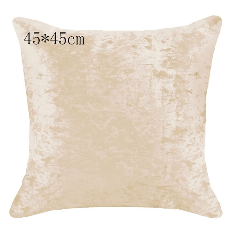 Housse de coussin polyester résistant et velours de glace pour assise durable - 3