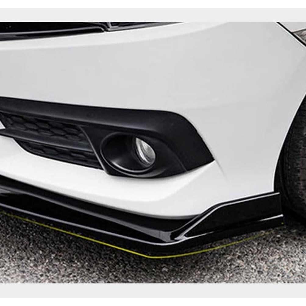 Spoiler Anteriore Auto per Opel Insignia 2009-2017, Frontali Labbro Paraurti Spoiler Splitter Canard Protector Anticollisione Bodykit Accessori,A-Black