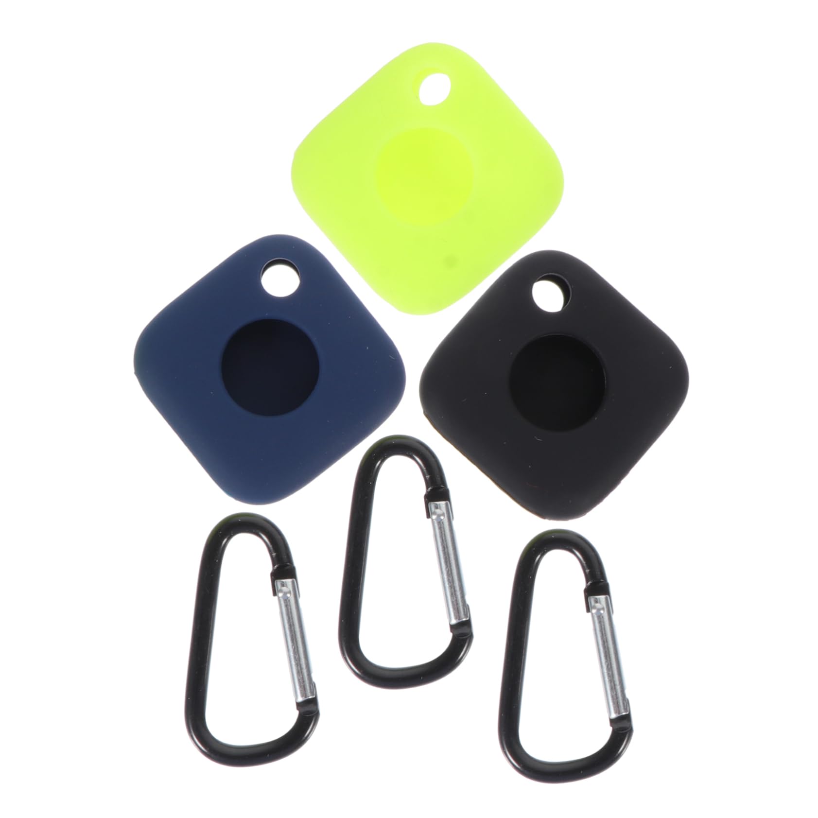 MERRYHAPY Shockproof Case for Tile Mate 3pcs Keychain Protective Cover Scratch Resistant Easy to Clean