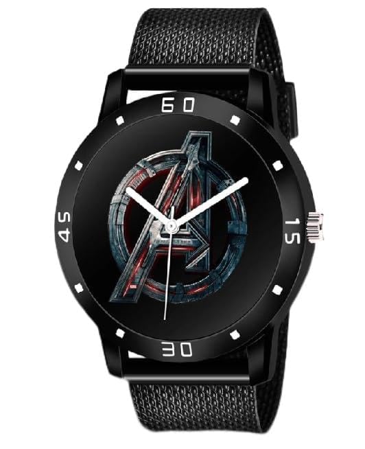 Black Dial PU Strap Stylish Analog Watch for Men-AVGR (B0DBVTFGNP) Amazon Price History, Amazon Price Tracker